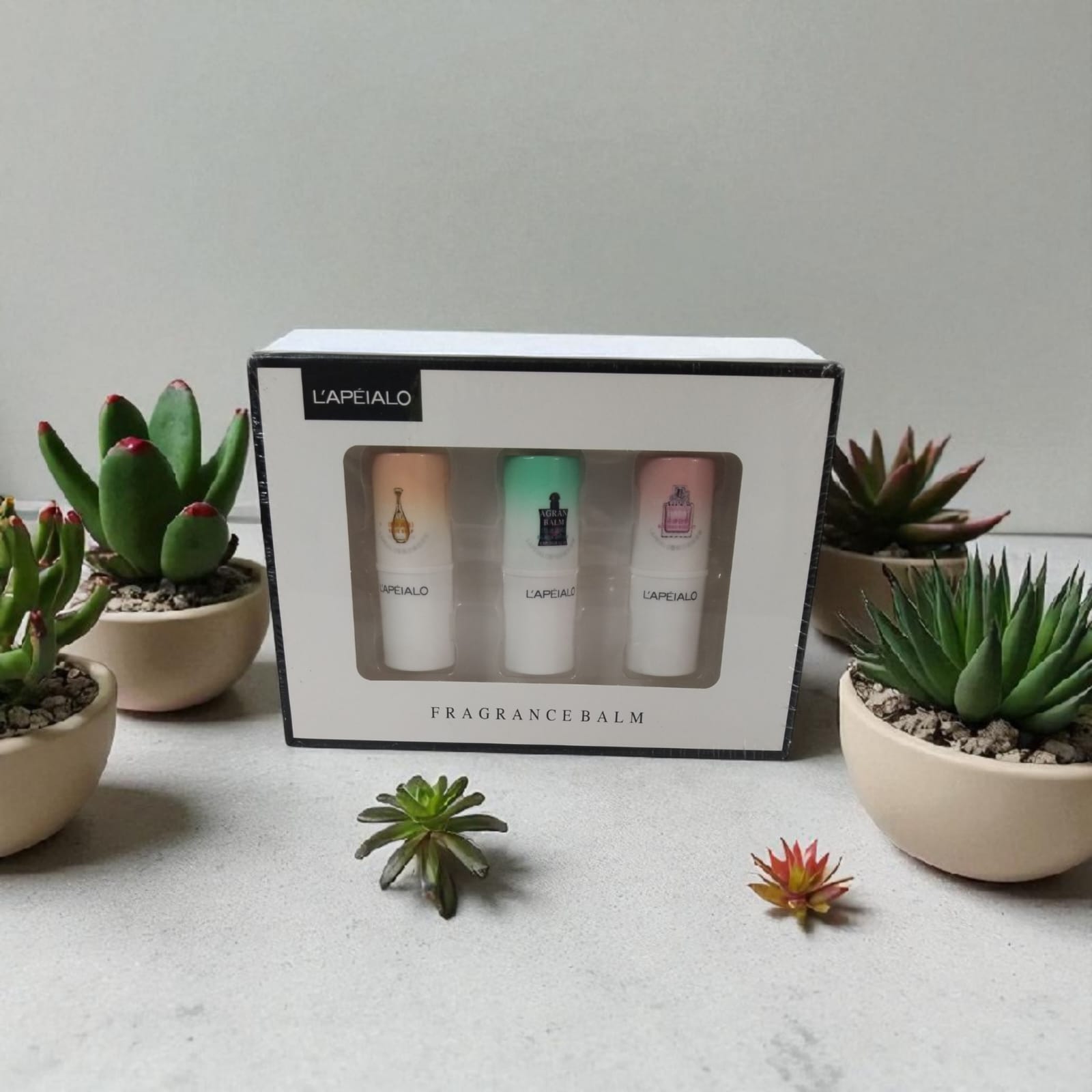 LAPEİALO fresh Floral Fragrance Solid Balm Parfüm (3'lü set)