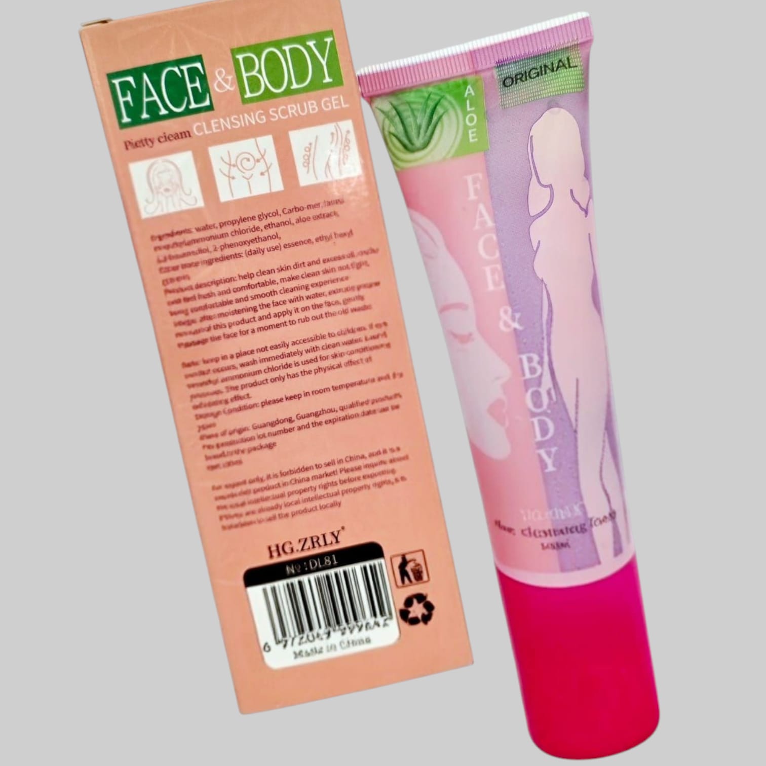 ALOE  VERA YÜZ&VÜCUT TEMİZLEME KÖPÜĞÜ (Peeling)100ml