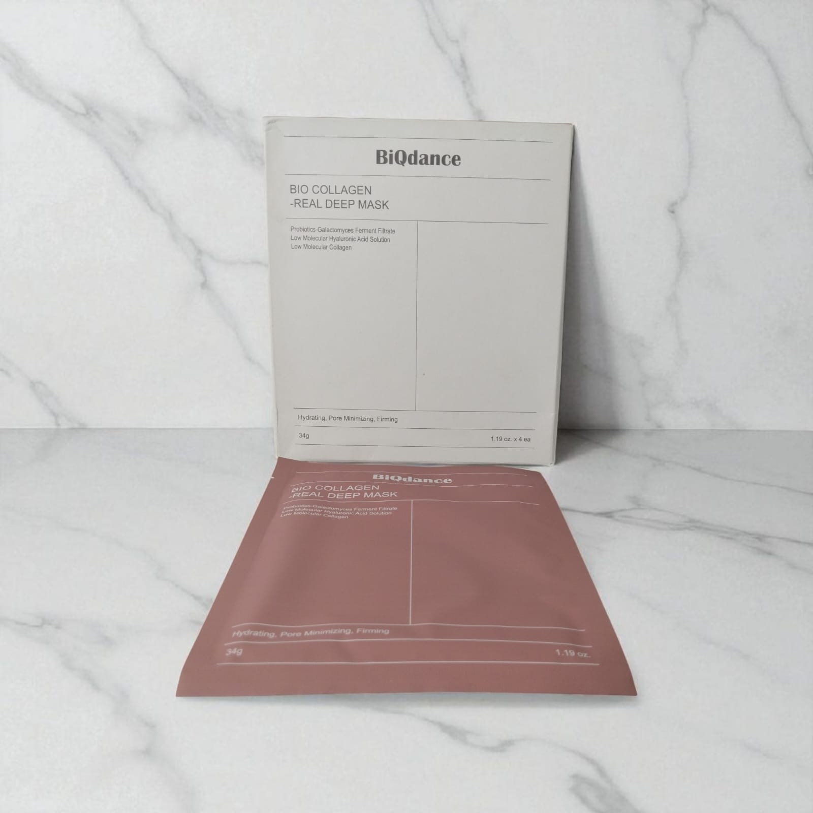 BİODANCE BIO COLLAGEN REAL DEEP MASK  4'lü Paket (Kolajen Maske Nemlendirici,Gözenek Küçültücü, Sıkılaştırıcı 34g)