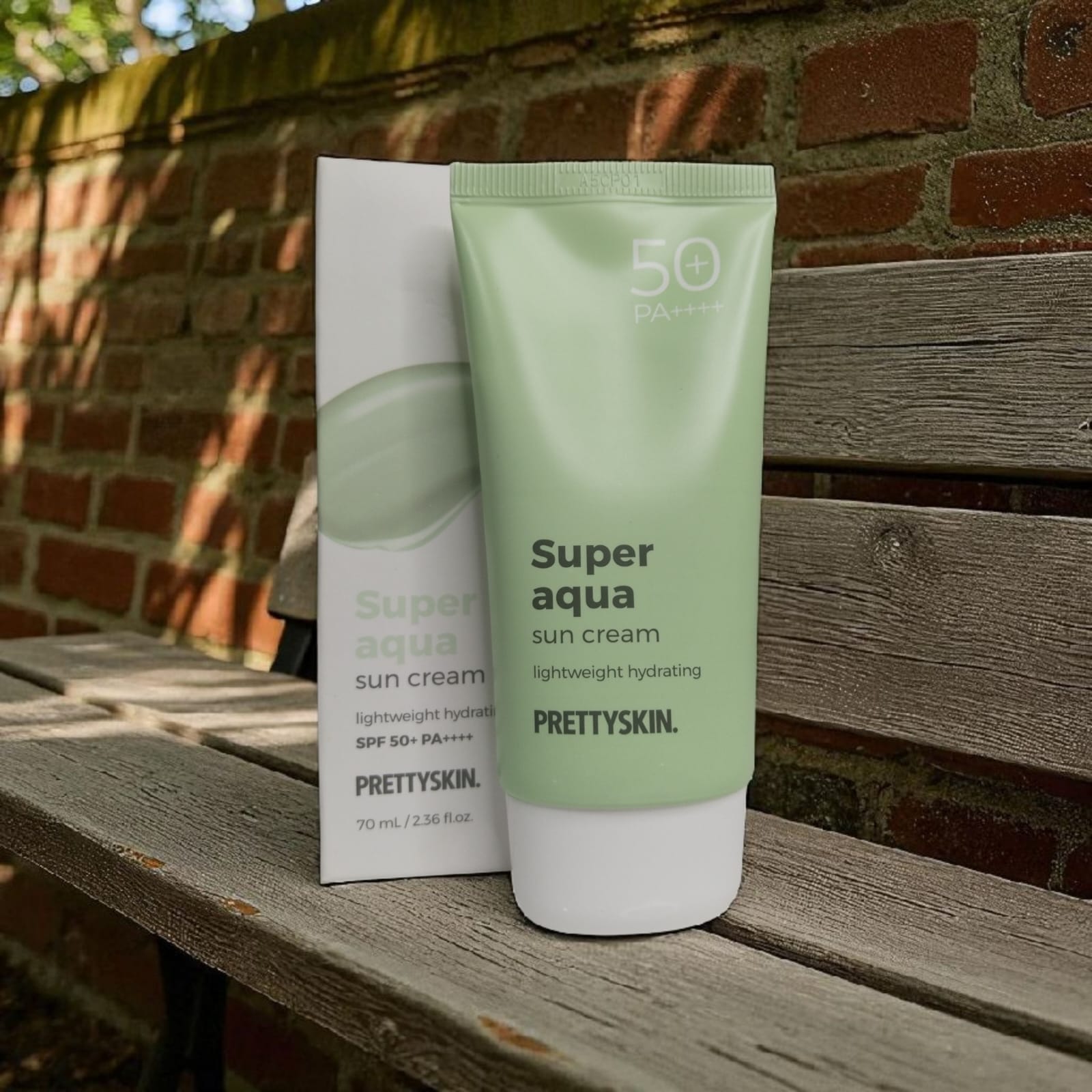 PRETTYSKIN SUPER AQUA SUN CREAM SPF+ 50+ PA+++ 70ml/2,36 fl.oz.(Super Su Güneş kremi)