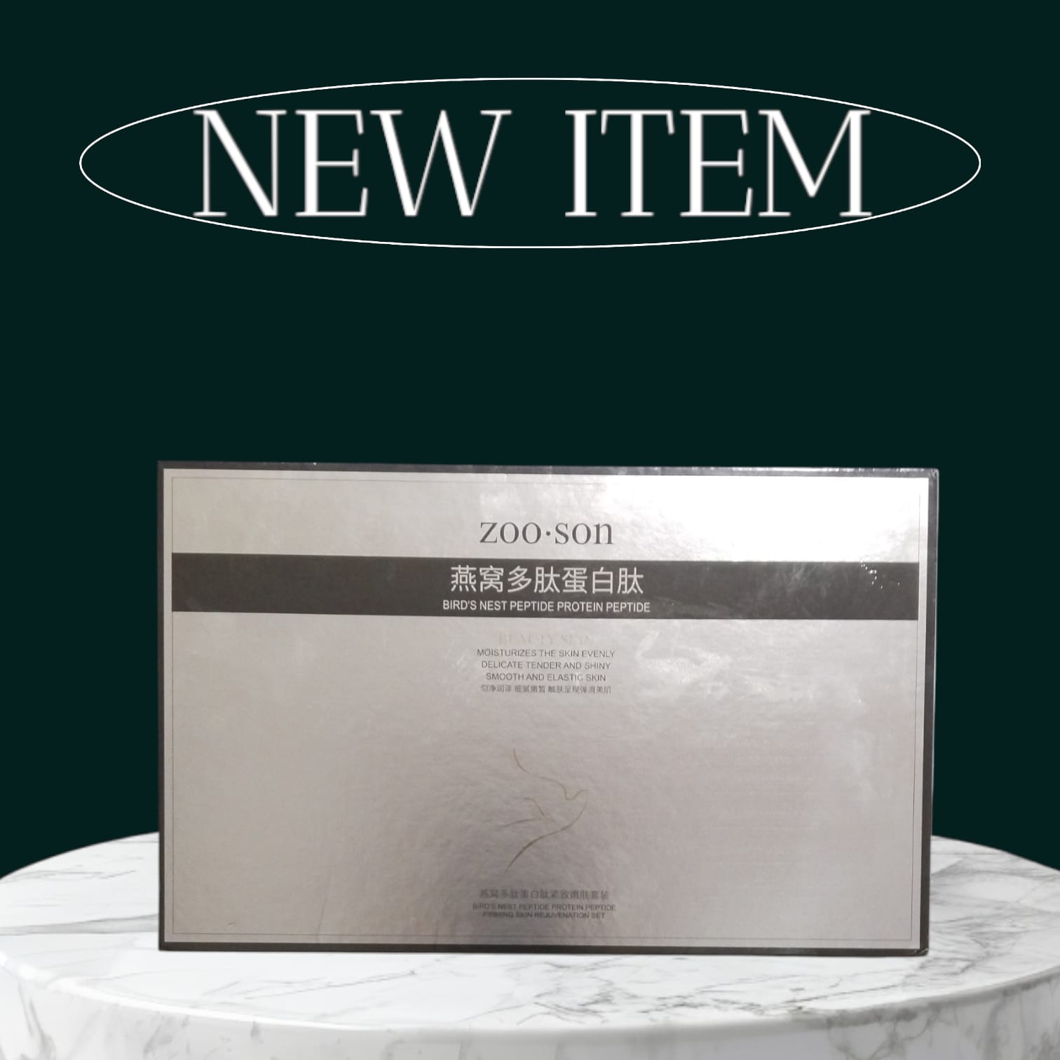 ZOO-SON KUŞ YUVAVASI POLİPEPTİT PROTEİN PEPTİDİ (SIKILAŞTIRICI CİLT GENÇLEŞTİRME SETİ ,YUMUŞAK, PARLAK,PÜRÜZSÜZ VE ELASTİK BİR CİLT)